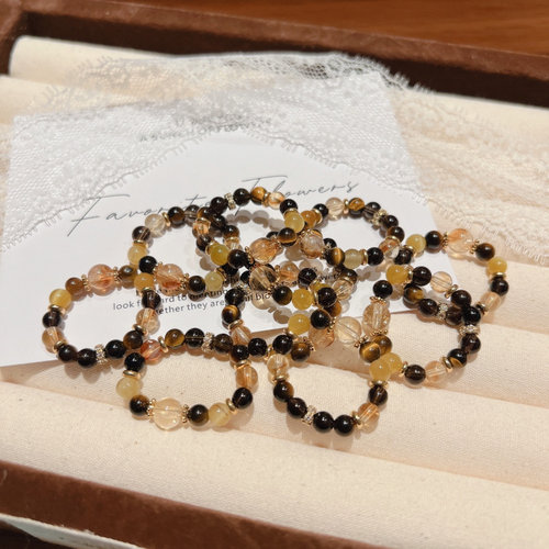 天然水晶戒指招米金霸综合男女款