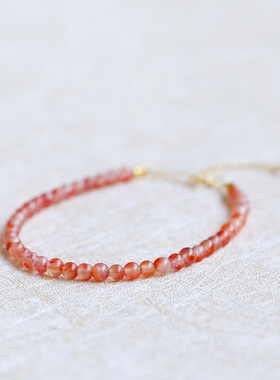 推荐珠宝天然南红小清新女款手链