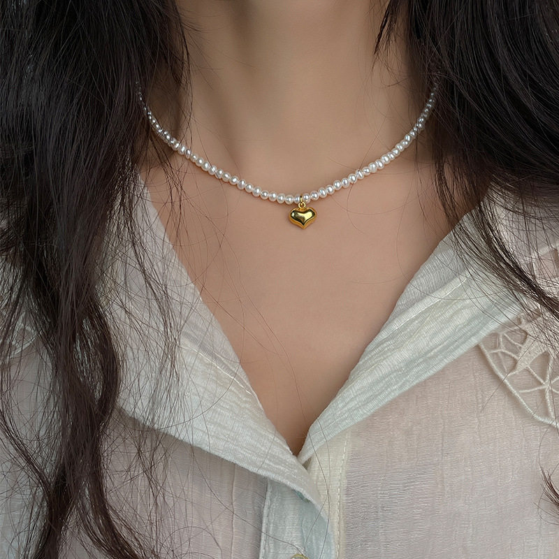 供应淡水巴洛克珍珠项链小众设计