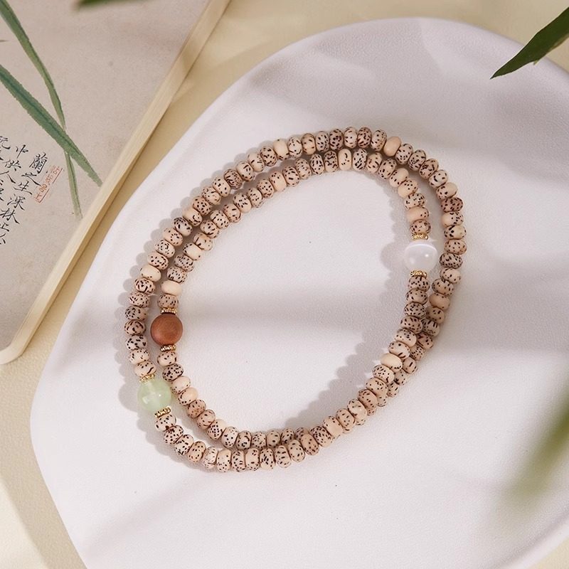 天然星月菩提手串女复古国风中式