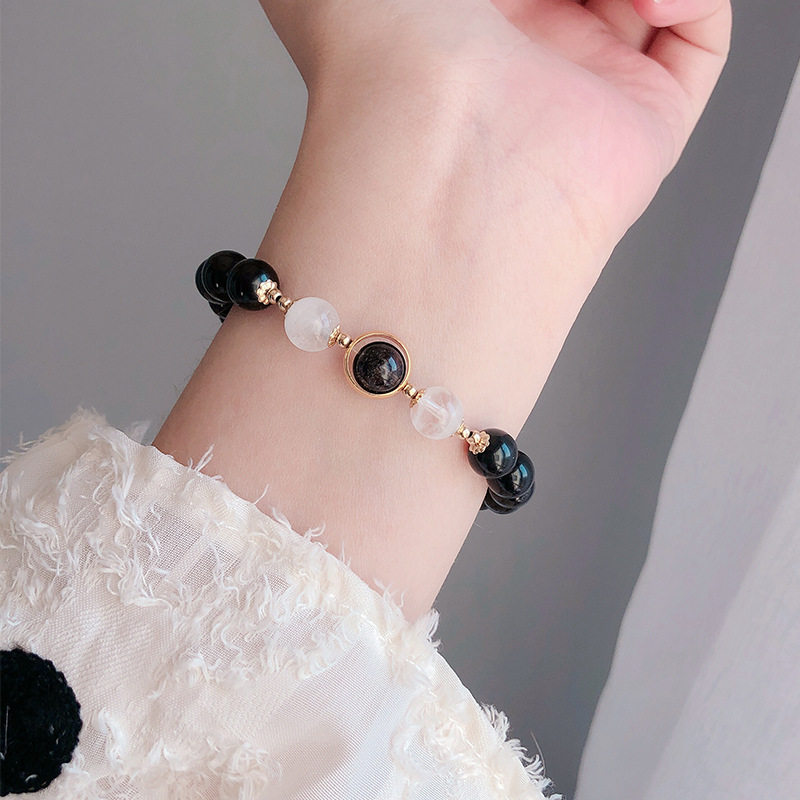 典润珠宝厂家供应草莓晶手链紫水