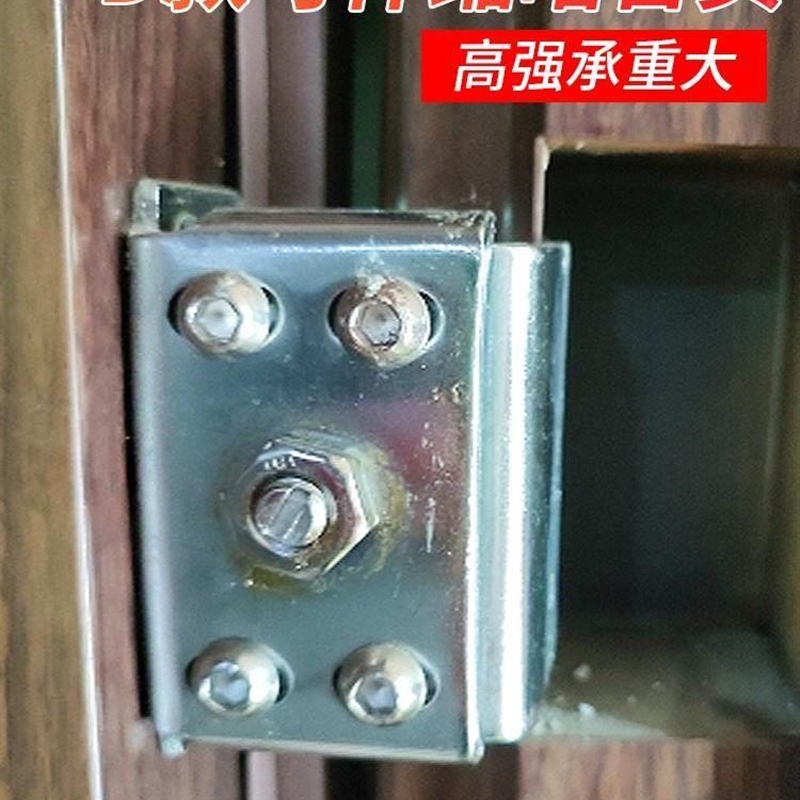 防盗门暗铰链十字可调节伸D款(暗缩加厚型1合80度业小区工入户