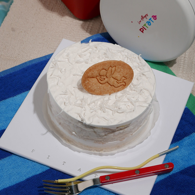 PITATA无蛋奶无麸质生日蛋糕蓝莓柠檬抹茶黑芝麻大米香草敏宝素食