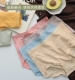 薄款 纯棉抗菌裆全棉平角中高腰大码 女生短裤 蝶安芬莫代尔无痕内裤