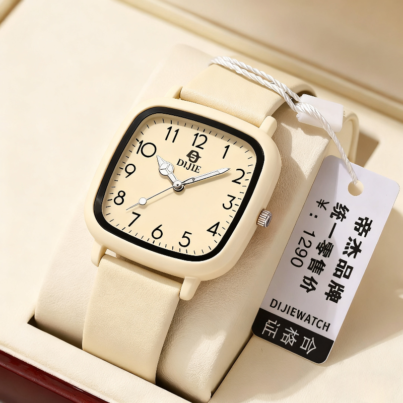 静音考试电子时尚石英表学生手表