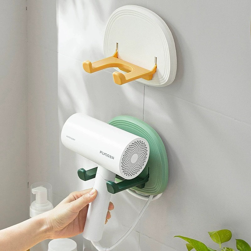 简约免打孔壁挂吹风机架