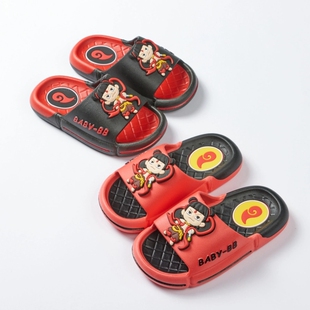卡通户外软底防滑宝宝凉拖鞋 男孩儿童拖鞋 男女童 哪吒拖鞋 2025新款