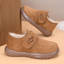 冬季老北京棉鞋女加绒保暖防寒妈妈鞋短靴加厚防滑女士棉靴休闲鞋