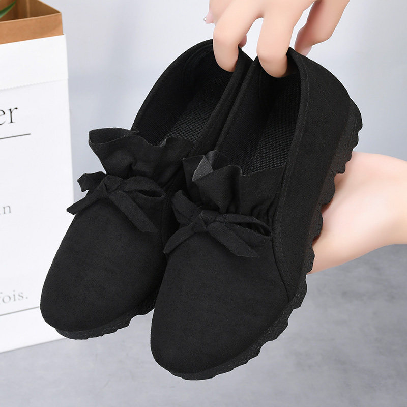 春秋老北京布鞋女软底轻便一脚蹬中老年妈妈鞋休闲防滑女士豆豆鞋,女鞋,传统布鞋,淘宝优惠券,粉丝福利购,淘宝优惠卷