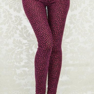 欧美数码印花健身瑜伽裤女运动打底裤WL8024