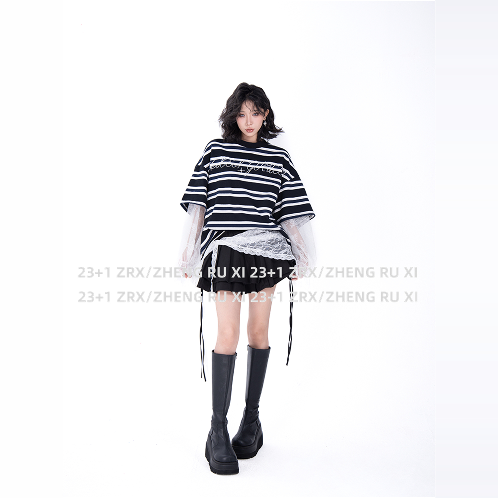 付新博女装纯欲风低腰超短裙女小众辣妹蓬蓬半身裙13860