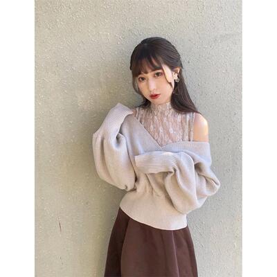 2025春季新款日系蕾丝领