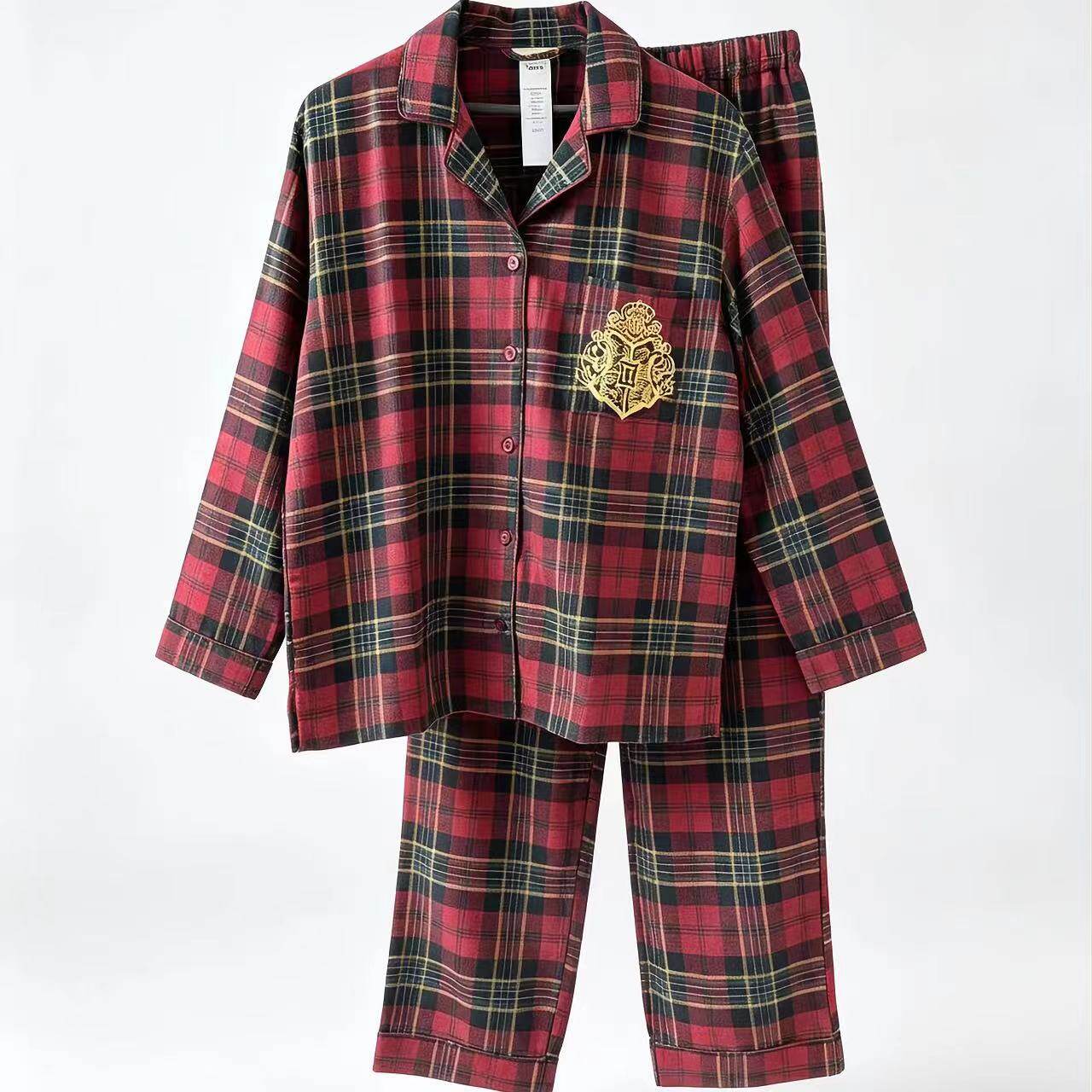 PB外贸！！！自留推荐！！全棉法兰绒秋冬款家居服全棉磨毛套装