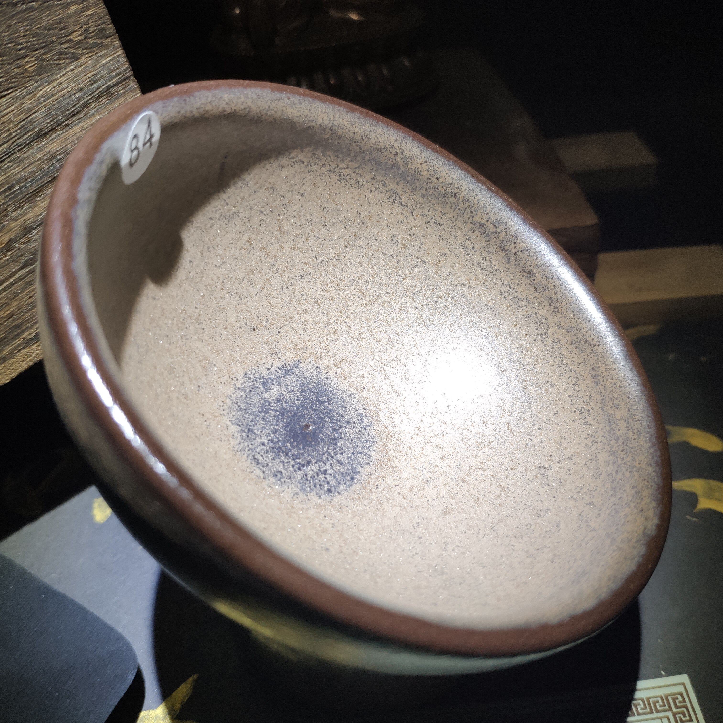 危敏捷建盏九龙窑柴烧茶叶末窑变茶束口手工品茗杯陶瓷收藏