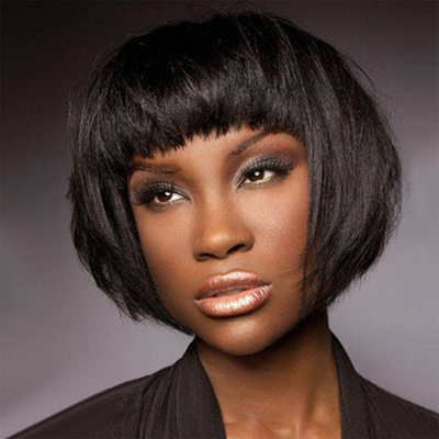 9A Brazilian frontal lace short human hair wigs 180%density