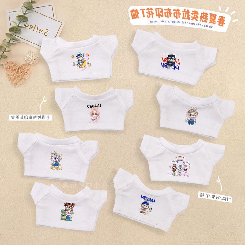 拉布布衣服可爱搪胶娃娃labubu