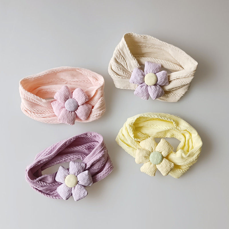 宝宝发带春秋夏冬婴幼儿甜美不勒头护囟门公主高弹力发饰0-1-2岁