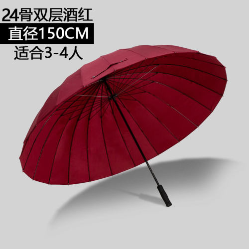 雨伞大号暴雨专用超大雨伞长柄特大加大加厚加固抗风家用定制loi.
