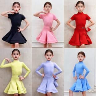 欧标拉丁舞比赛服女童2026新款儿童专业拉丁规定赛服表演出服套装