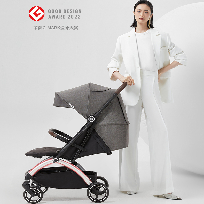 gb好孩子婴儿推车ORSA宝宝推车轻便折叠加宽座舱新生儿推车
