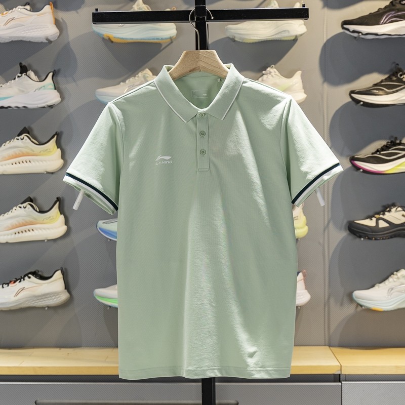 李宁男子短袖POLO衫2026春季新款团购系列舒适透气翻领T恤APLW475,运动服/休闲服装,运动POLO衫,淘宝优惠券,粉丝福利购,淘宝优惠卷