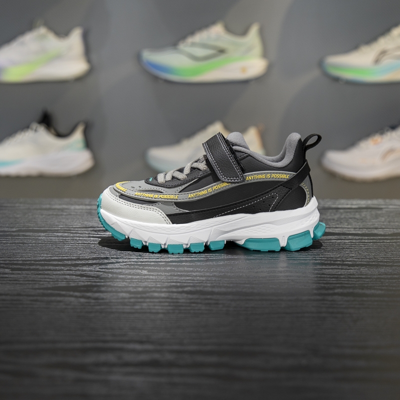 李宁冬季加绒保暖童休闲鞋