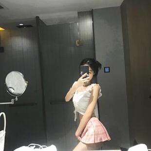 日本妹格子超短裙百褶裙小短裙无内衬mini短裙可爱学生18cm迷你裙