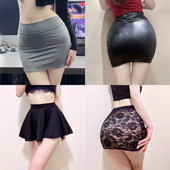 擦边女超薄超短半身野打子短透明紧身包臀女