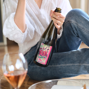 红白混酿Pet-Nat！卢瓦河谷宝藏酒庄白喜鹊GNR古法起泡桃红葡萄酒