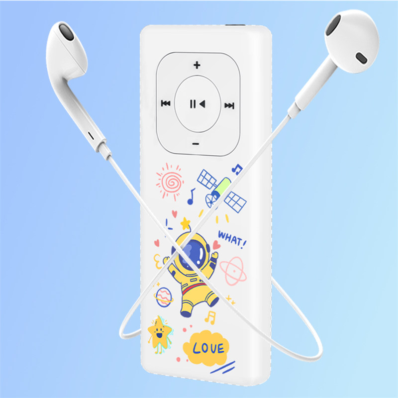 mp3随身听学生版卡通便携式迷你播放器支持音乐英语听力礼品外放
