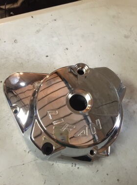 力帆双缸250发动机磁电机边盖左盖253FMM左曲轴箱盖原厂配件