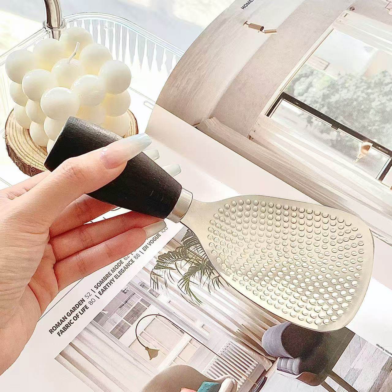 304不锈钢饭勺可立式木柄米饭铲子批发家用厨房勺子电饭煲盛饭勺,餐饮具,调羹/饭勺,淘宝优惠券,粉丝福利购,淘宝优惠卷