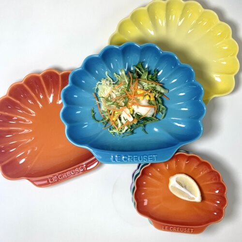 法国酷彩陶瓷渐变餐盘