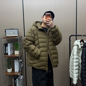 防寒保暖情侣外套男生 90白鸭绒轻薄排骨羽绒服男冬季 地卜师 美式