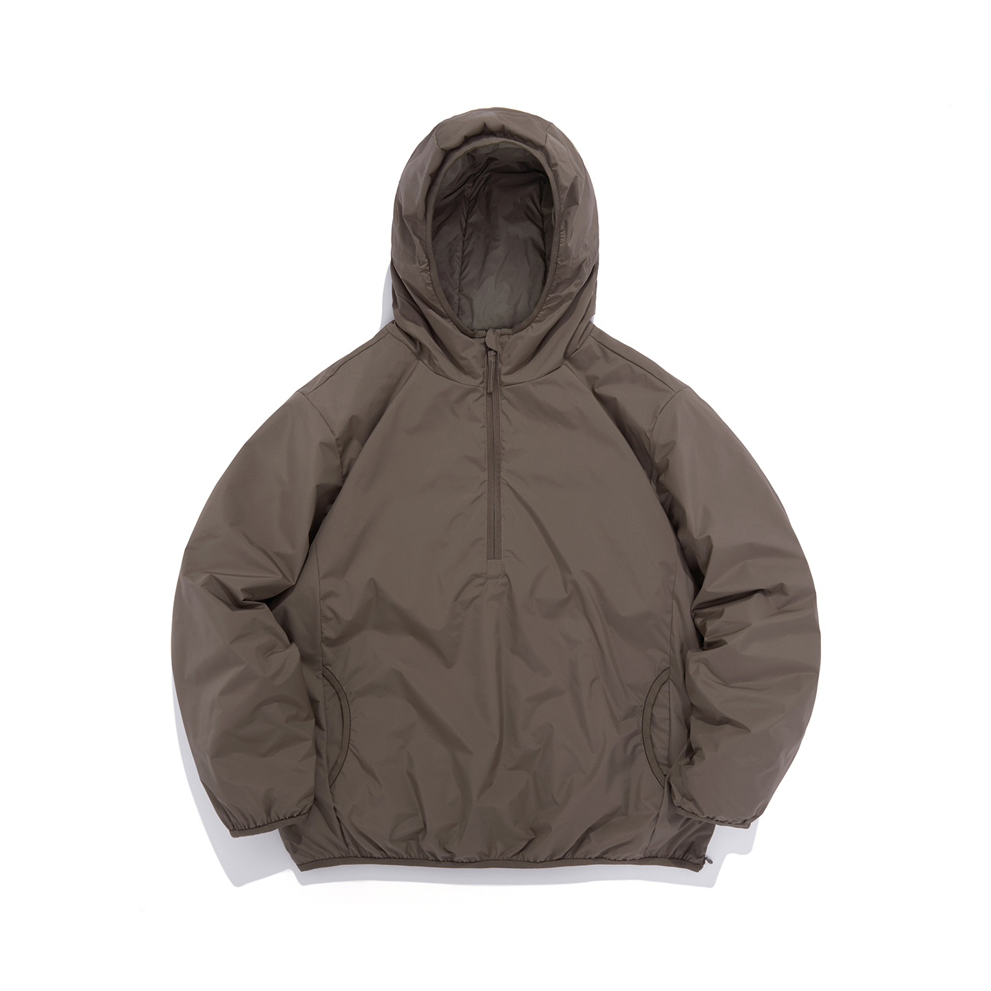 地卜师 2025冬季新款工装套头男连帽羽绒服外套加厚保暖简约上衣