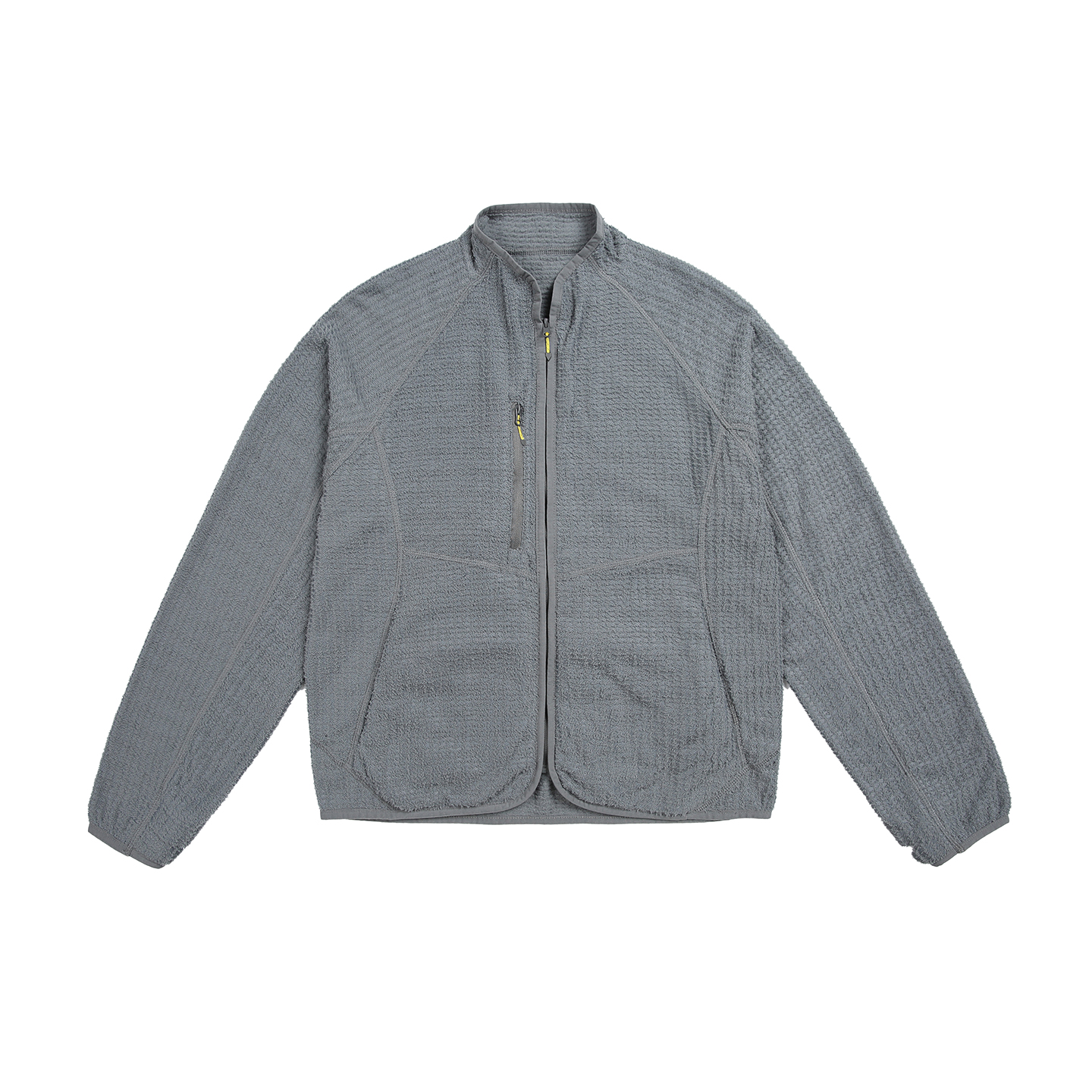 地卜师 山系户外锁温方格绒轻量立领外套cleanfit情侣保暖上衣潮