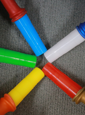 气球吹气嘴宝宝生日派对儿童吹气球玩具白色绿色黄色气球充气工具