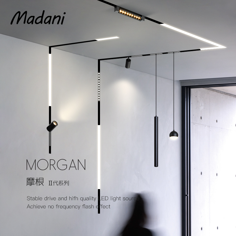 客厅灯智能无主灯照明轨道led条