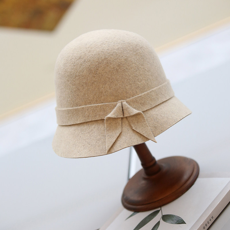 青年时尚优雅圆顶短檐逛街羊毛纯羊毛呢女士渔夫帽冬季保暖帽造型,服饰配件/皮带/帽子/围巾,帽子,淘宝优惠券,粉丝福利购,淘宝优惠卷