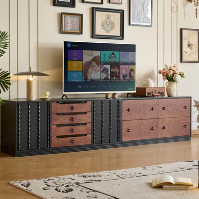 帕奇组合柜十雾红橡木法式电视柜