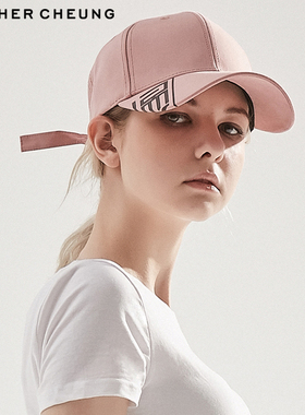 ESTHER CHEUNG胭脂}国潮小众大头围鸭舌帽女深顶显脸小棒球帽硬顶