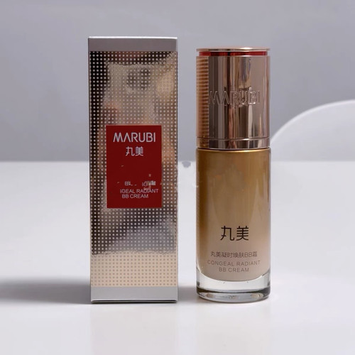 丸美凝时焕肤BB霜 丸美弹力蛋白凝时紧致bb霜35g带盒正装