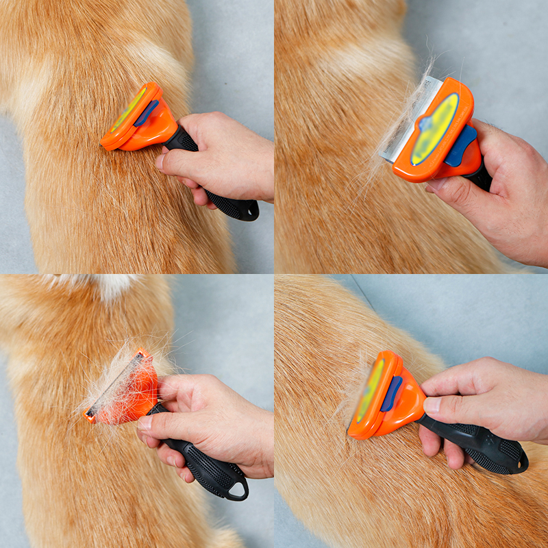 狗狗梳子去浮毛神器柯基犬专用除