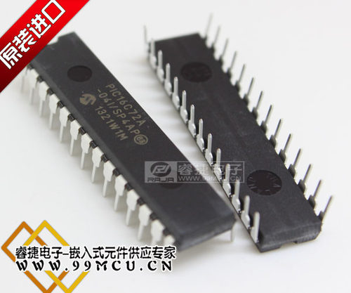 PIC16C72A-04I/SP PIC16C72A-04/SP DIP28 全新进口原装