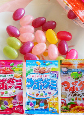 包邮日本春日井什锦软糖缤纷果汁味小粒软胶糖汽水酸奶味多味