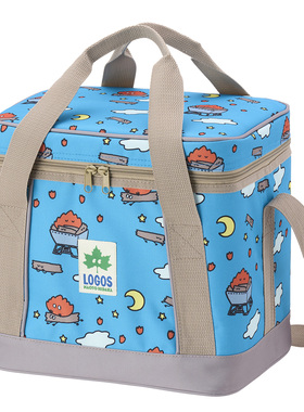 日本logos户外露营保温包便当包野餐垫包收纳包抗菌便携保温包