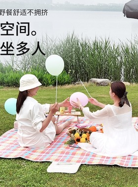 logos户外露营野餐垫防潮垫便携防水草坪野炊野餐郊游春游垫