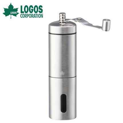 logos户外露营手摇咖啡磨豆机器具意式研磨机手冲家用手磨