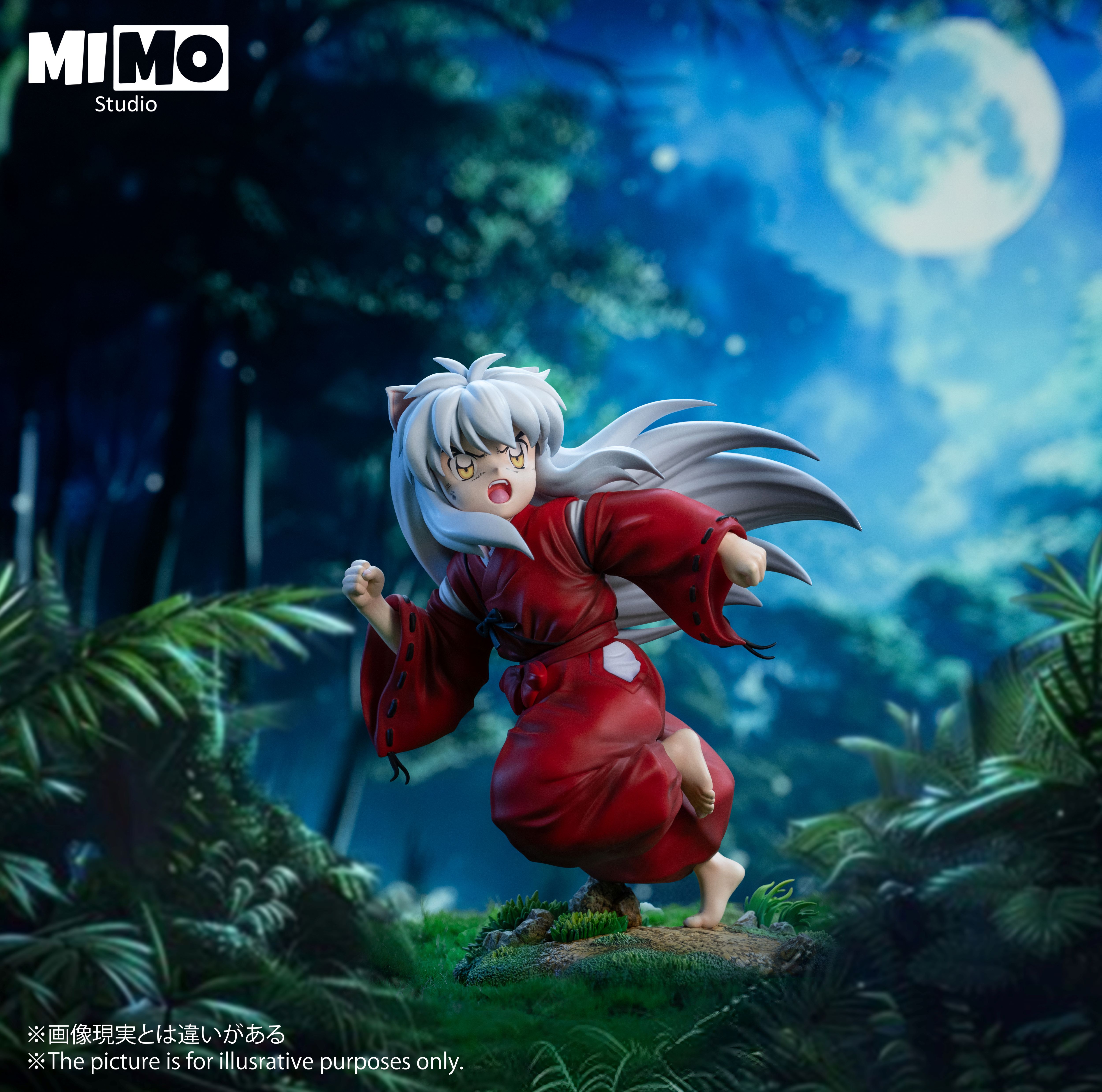 Mimo奔跑童年小犬夜叉手办模型