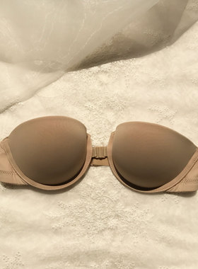 wrj boutique 奇迹前扣式日系婚纱礼服抹胸无肩带文胸聚拢前扣